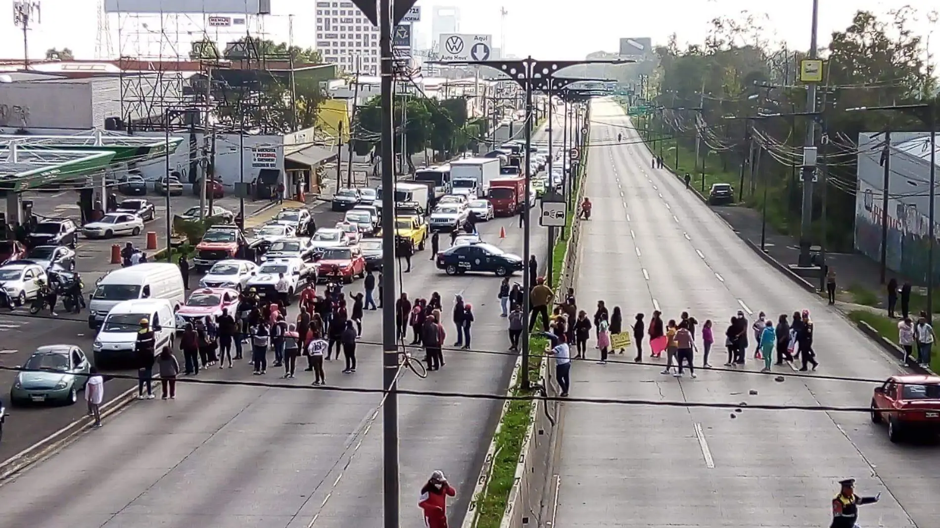 bloqueo mexico toluca LUIS BARRERA